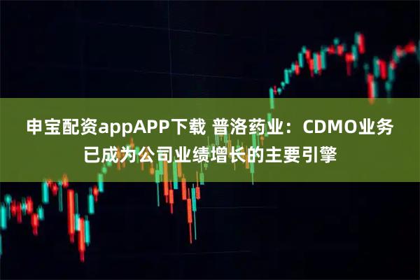 申宝配资appAPP下载 普洛药业：CDMO业务已成为公司业绩增长的主要引擎