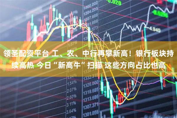 领圣配资平台 工、农、中行再攀新高！银行板块持续高热 今日“新高牛”扫描 这些方向占比也高