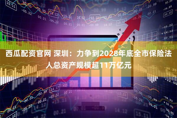 西瓜配资官网 深圳：力争到2028年底全市保险法人总资产规模超11万亿元