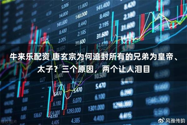 牛来乐配资 唐玄宗为何追封所有的兄弟为皇帝、太子？三个原因，两个让人泪目